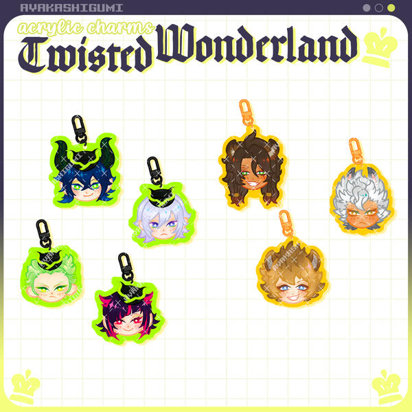 TWISTED WONDERLAND acrylic charms TWISTED WONDERLAND acrylic charms