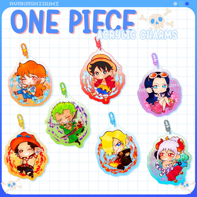 ONE PIECE acrylic charms ONE PIECE acrylic charms