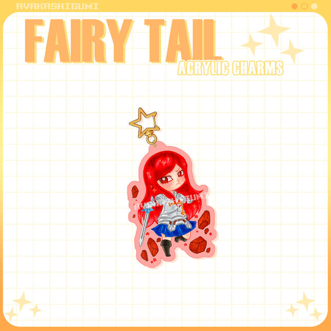FAIRY TAIL acrylic charms FAIRY TAIL acrylic charms